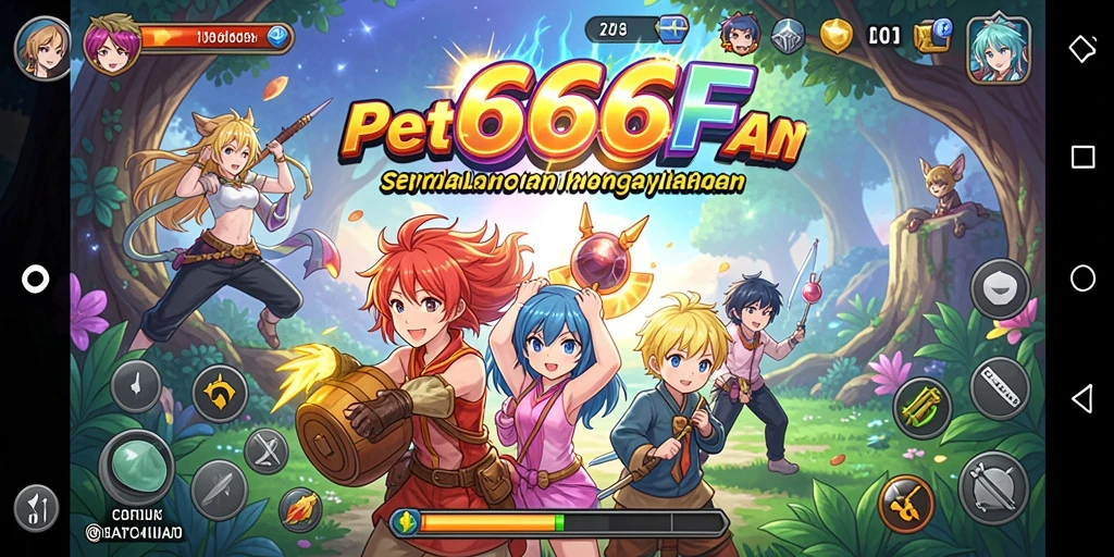 Tangkapan layar menunjukkan karakter anime dalam aksi bertarung.