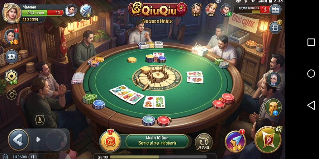 Gameplay QiuQiu yang seru dan kompetitif dalam 8II.