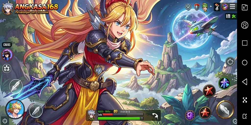 Gameplay seru dengan karakter Anime yang menarik di ANGKASA168.