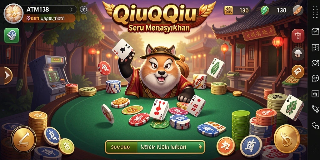 Screenshot gameplay QiuQiu ATM138 yang penuh aksi.