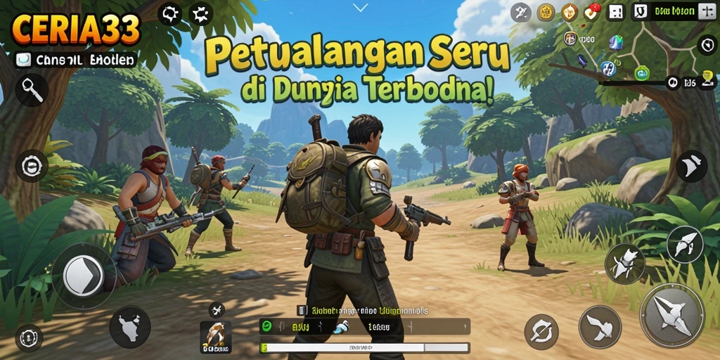 Tangkapan layar menunjukkan eksplorasi mendalam di dunia Open World CERIA33.