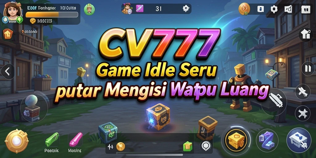 Screenshot gameplay CV777 menampilkan aksi santai dan manajemen sumber daya.