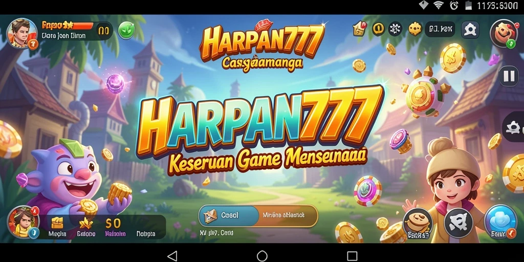 Gameplay seru dan penuh warna dari HARAPAN777.
