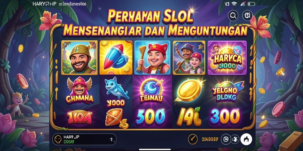 Screenshot gameplay slot HARAPJP dengan fitur menarik.