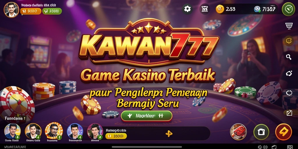 Screenshot KAWAN777 menampilkan gameplay seru dan menarik dari permainan Kasino.