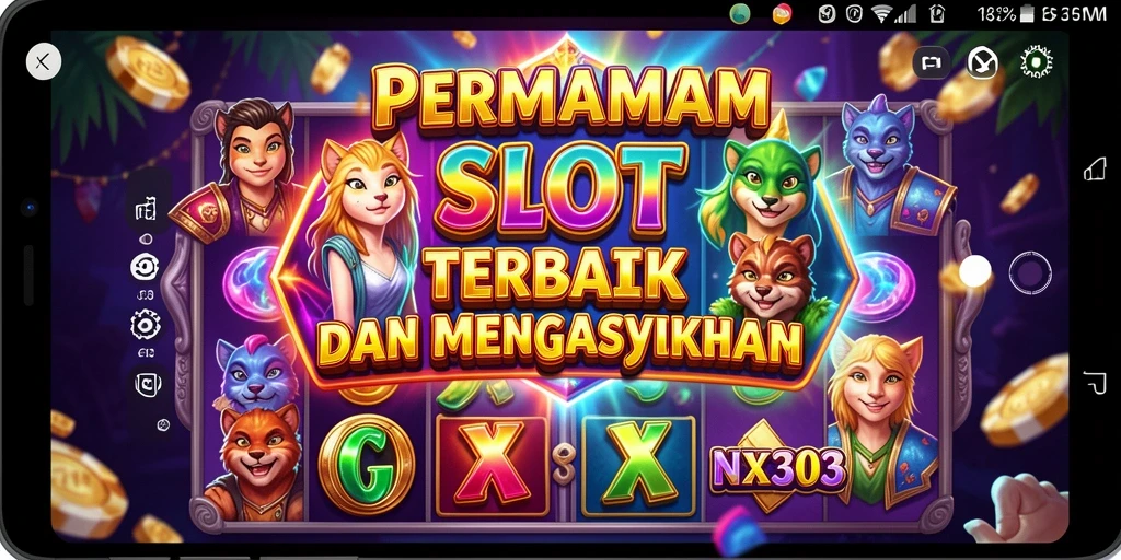 Tampilan gameplay Slot NX303 dengan grafis yang menarik.
