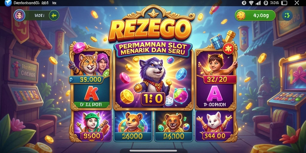 Gameplay menarik dan fitur slot yang mendebarkan di REZEGO.