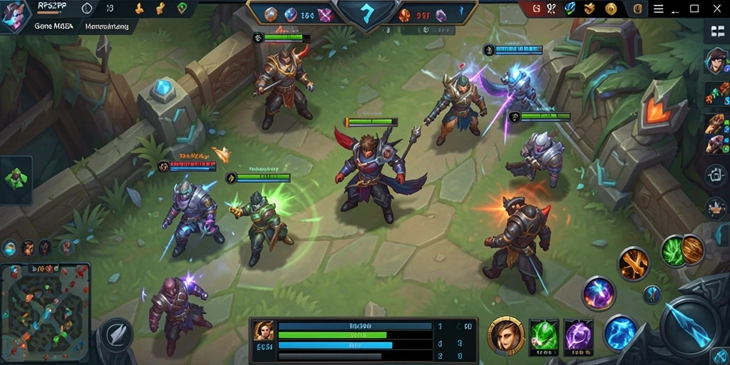 Tampilan gameplay seru dalam RP62RP saat pertempuran intens.