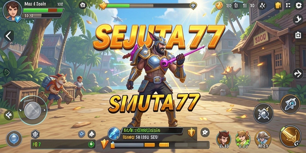Tampilan gameplay SEJUTA77 dengan simulasi yang mendalam.